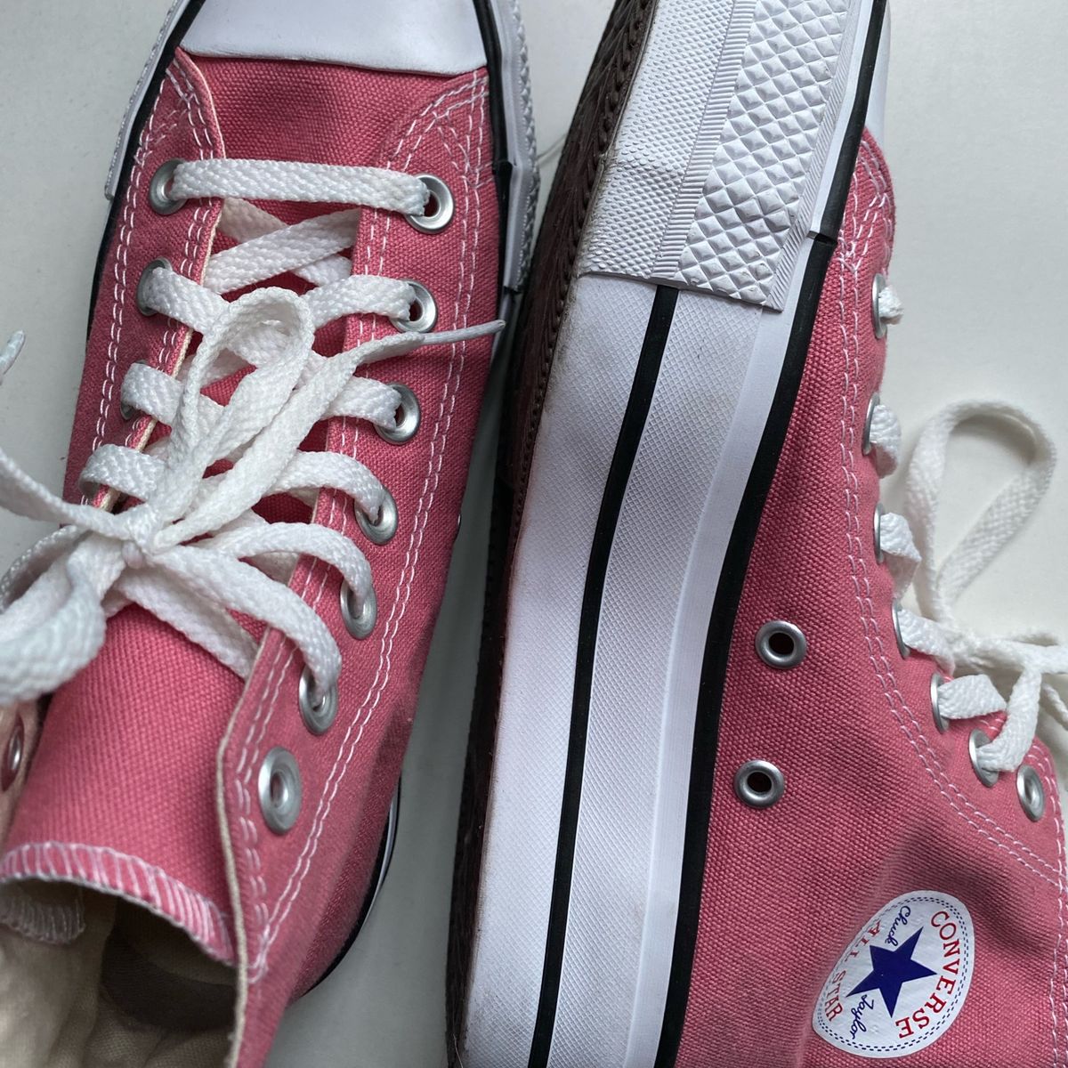 all star rosa cano alto plataforma