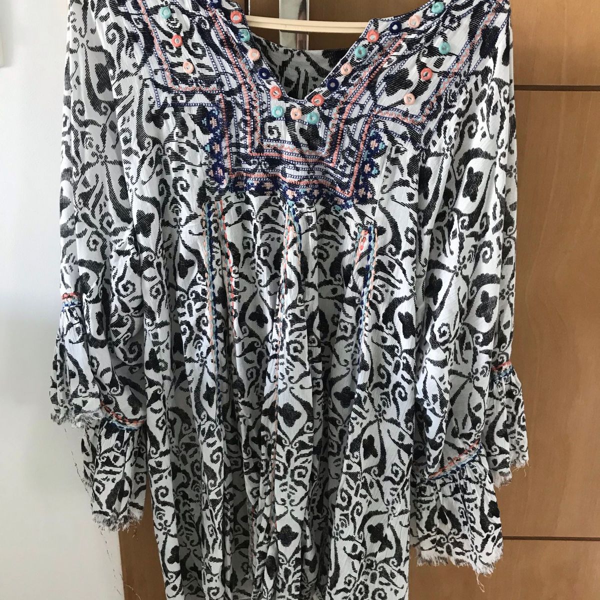 vestido bata farm