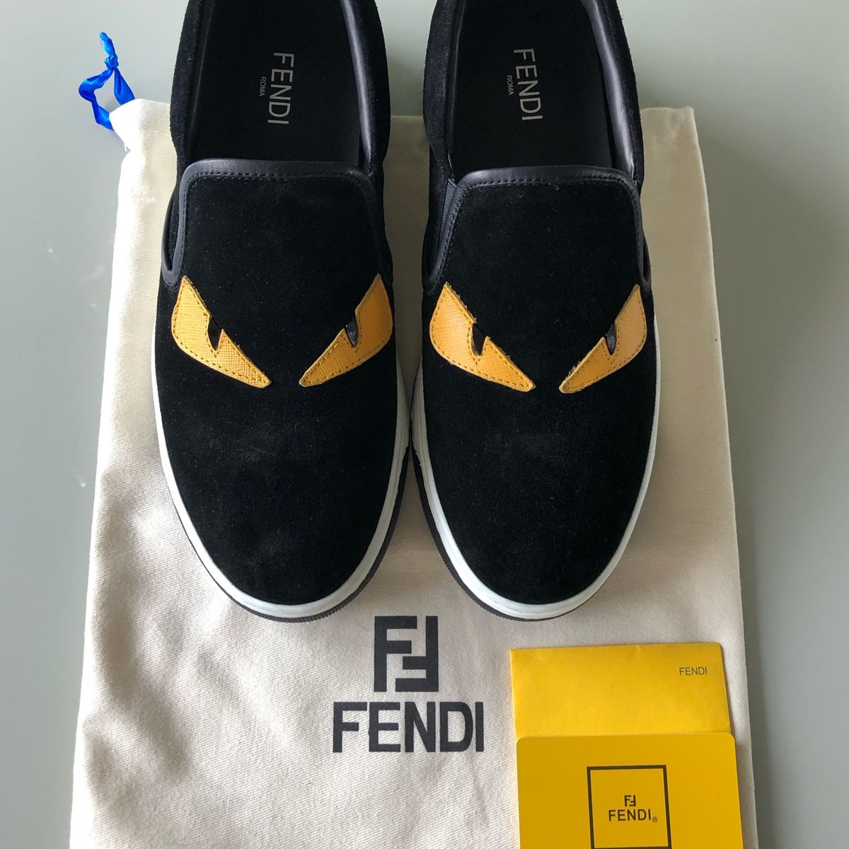 tenis fendi slip on