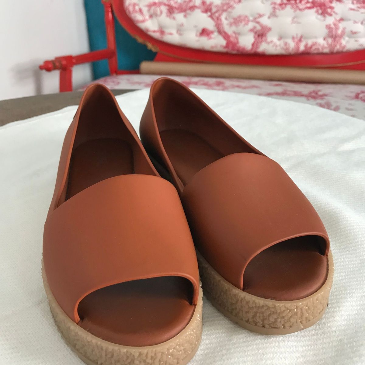 Sandalia store melissa caramelo