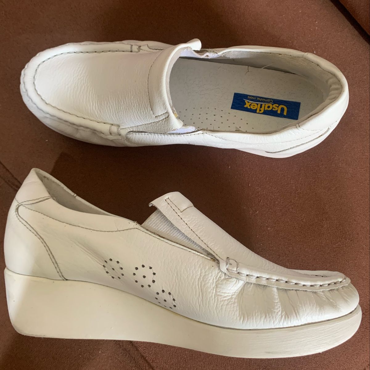 Sapatos usaflex best sale branco feminino