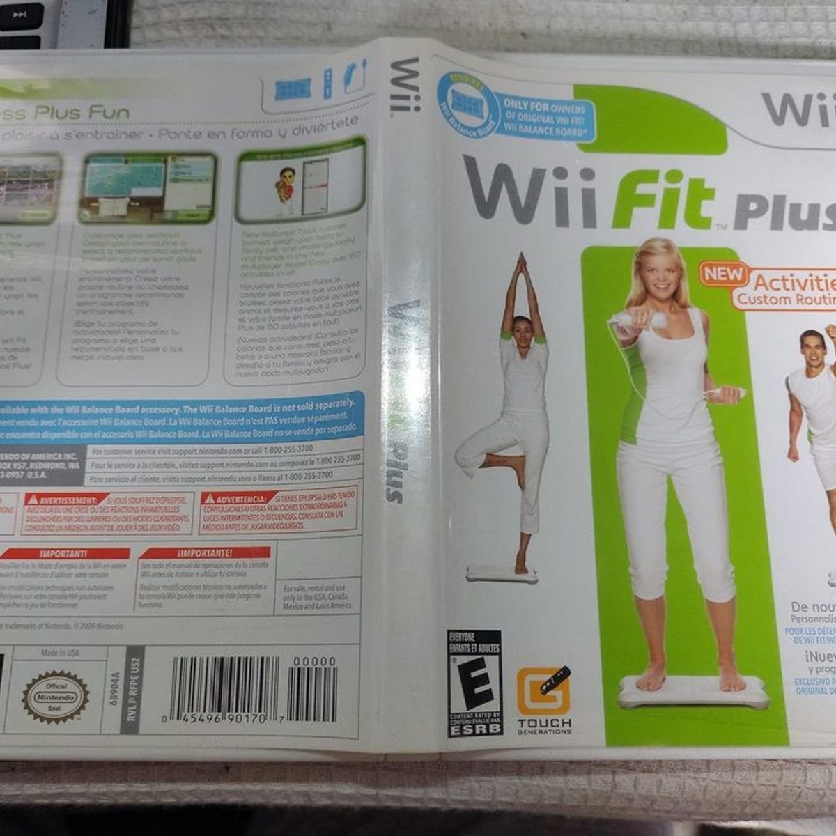 Wii Fit Plus Balance Board com 2 Jogos - Nintendo Wii Usado