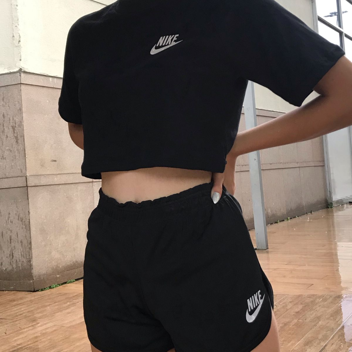 conjunto nike short e camisa