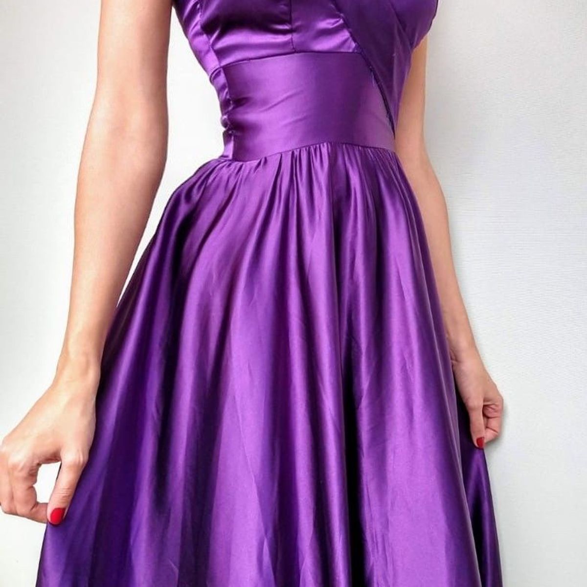 vestido roxo de 15 anos