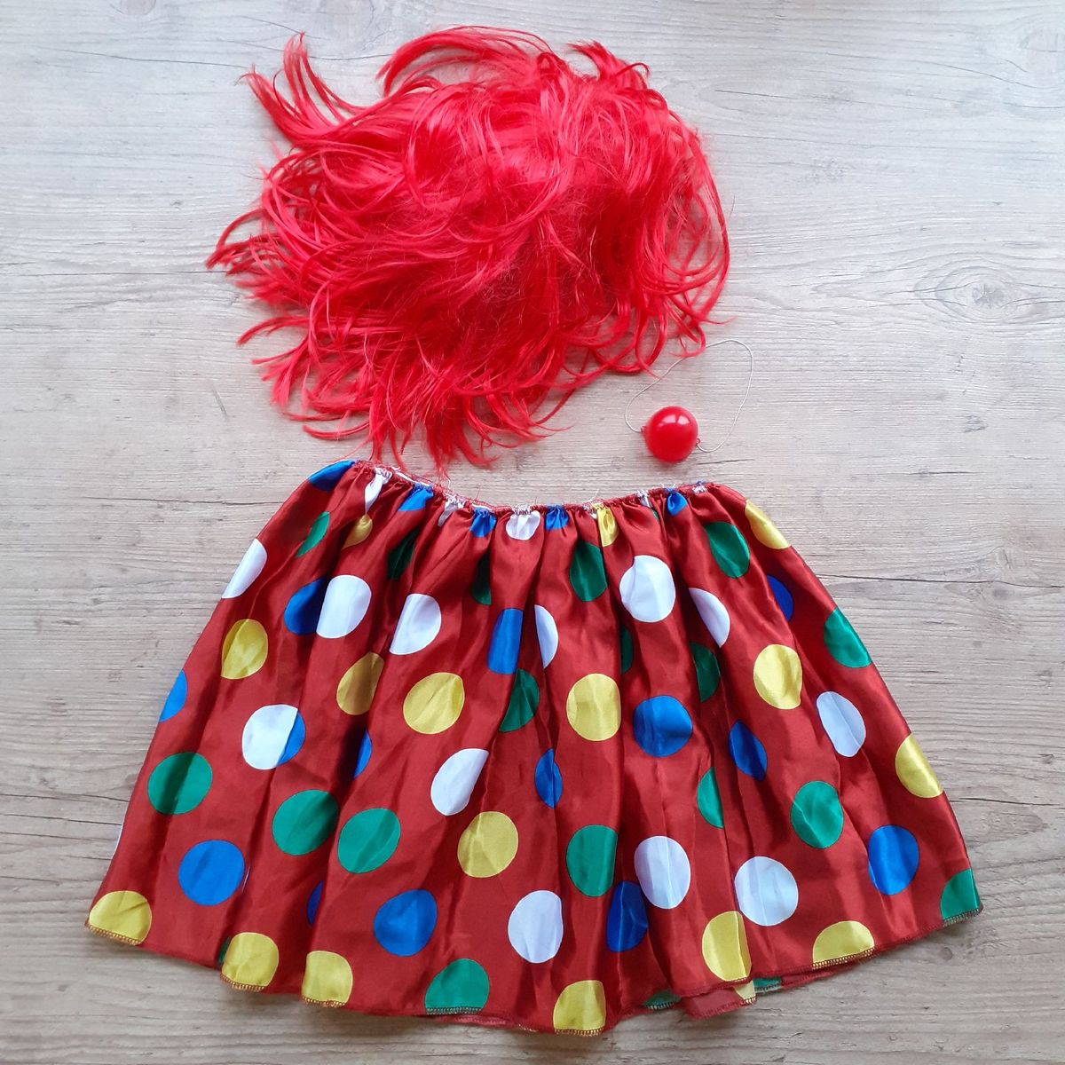 saia palhaço feminina