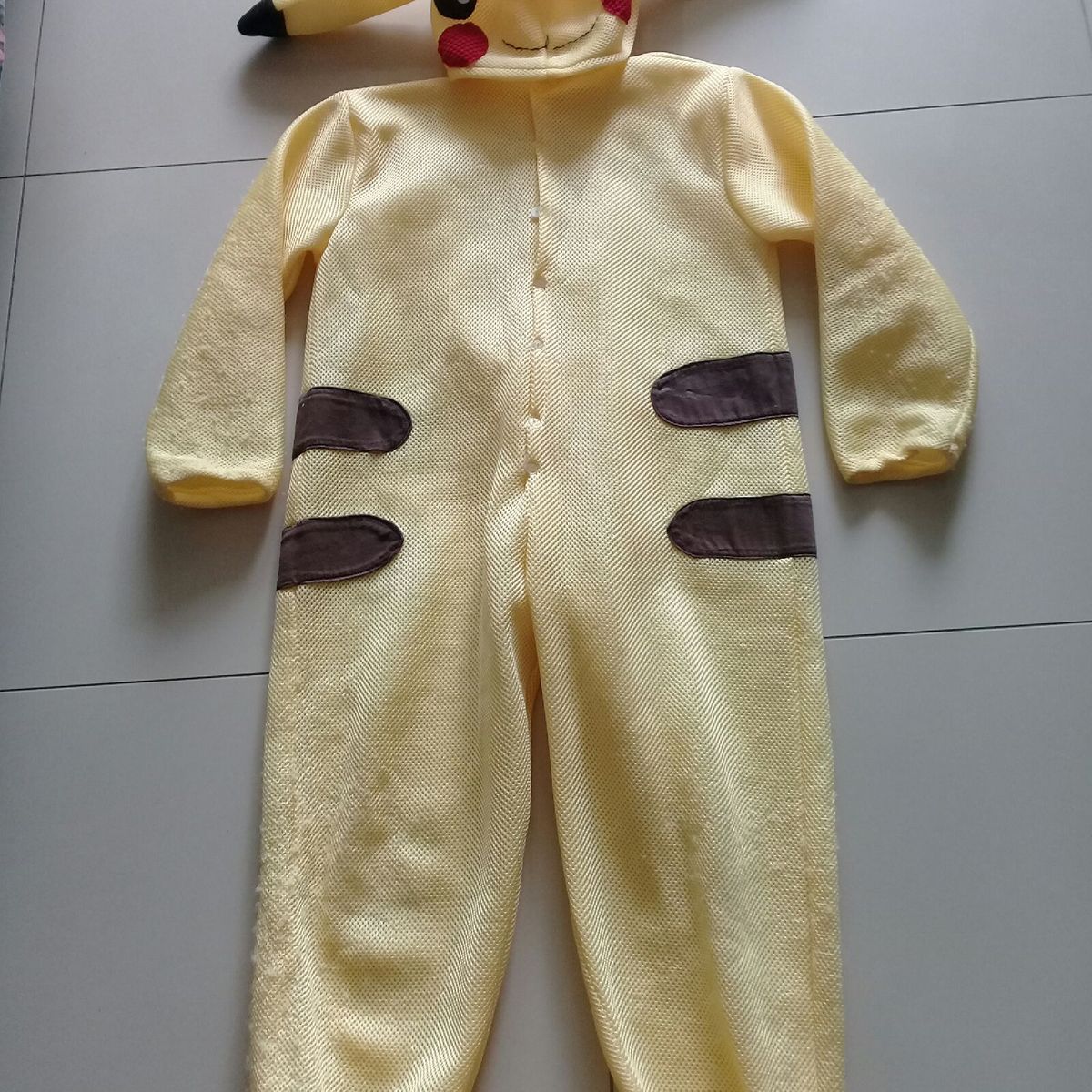 Fantasia Pokemon Pikachu 130cm, Roupa Infantil para Menino Usado 90344240