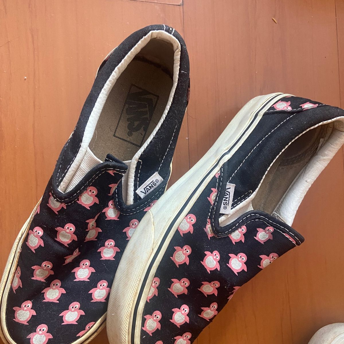 Pink penguin vans deals