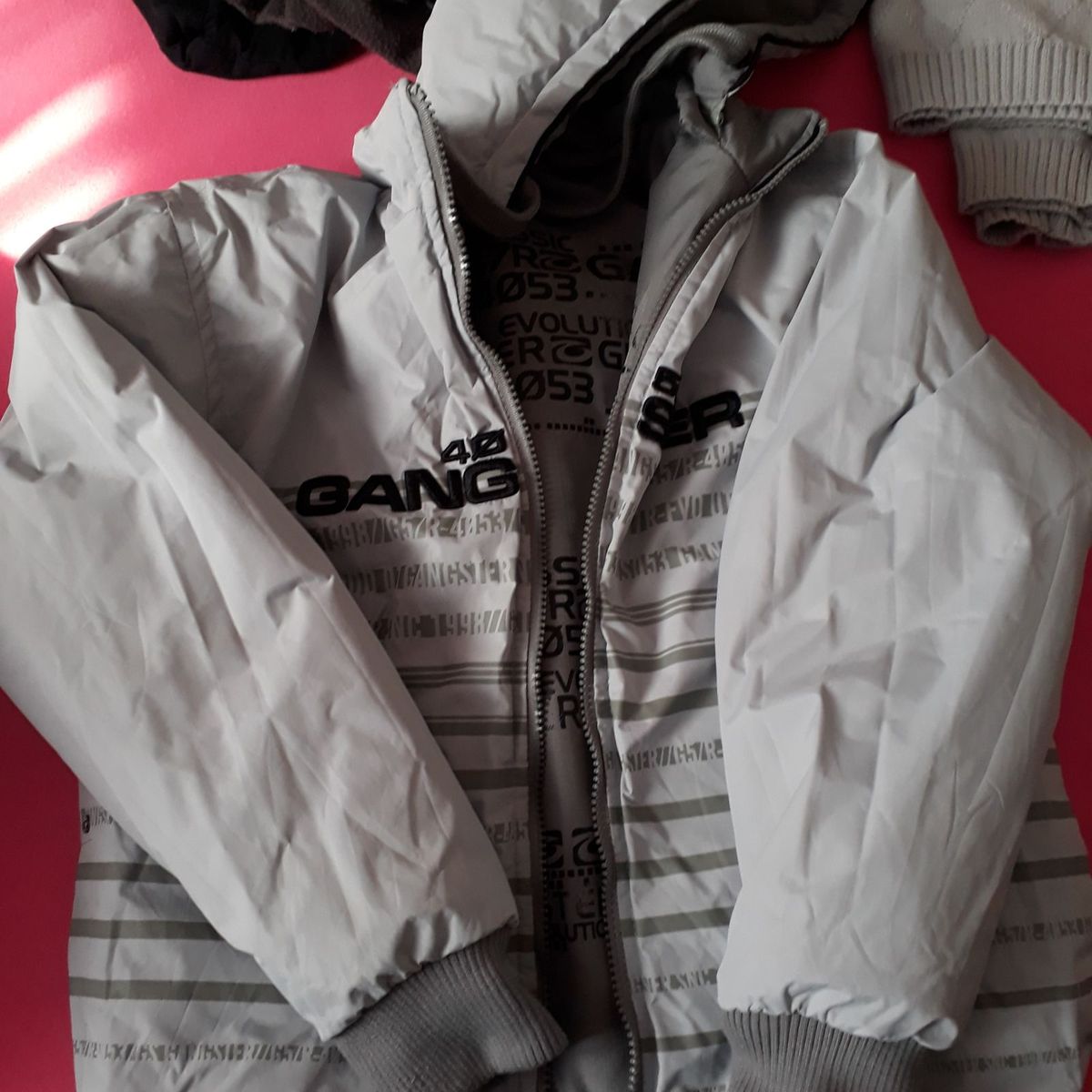 jaqueta gangster infantil