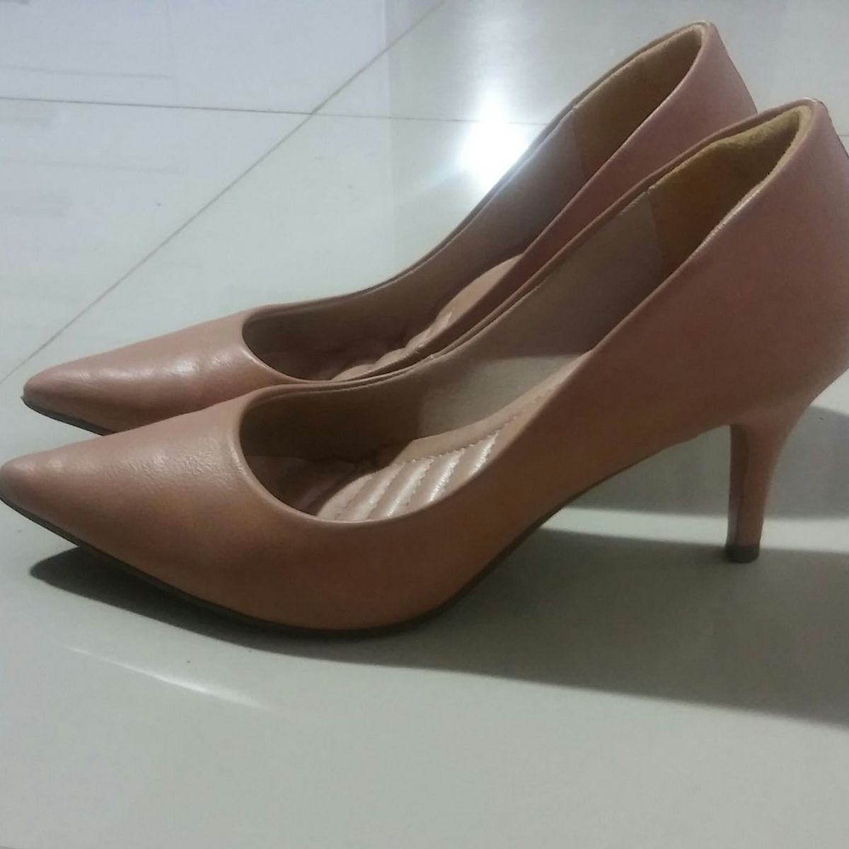 scarpin nude bebece