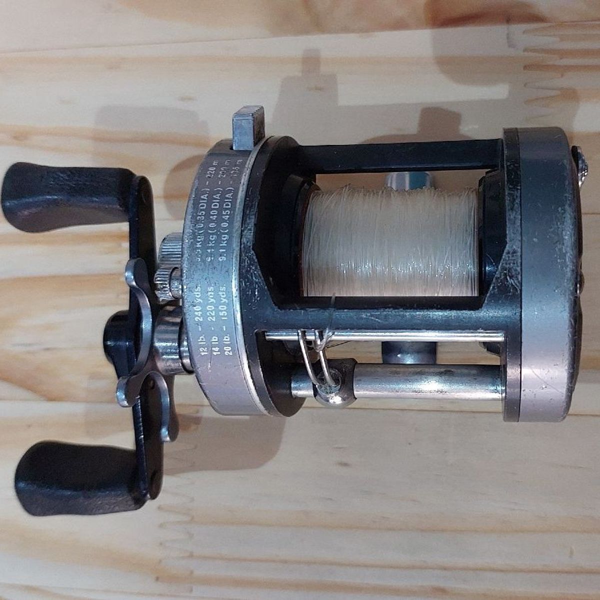 Carretilha Daiwa Millionaire 6hm Japonesa Cinza Esquerda Hi Speed