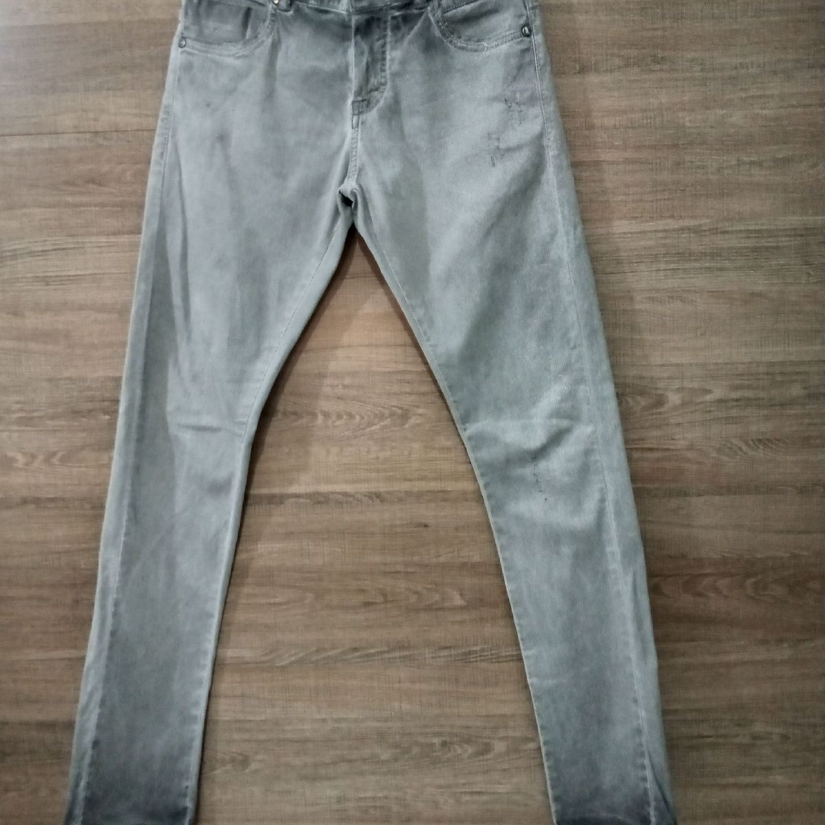 calça jeans masculina tripé