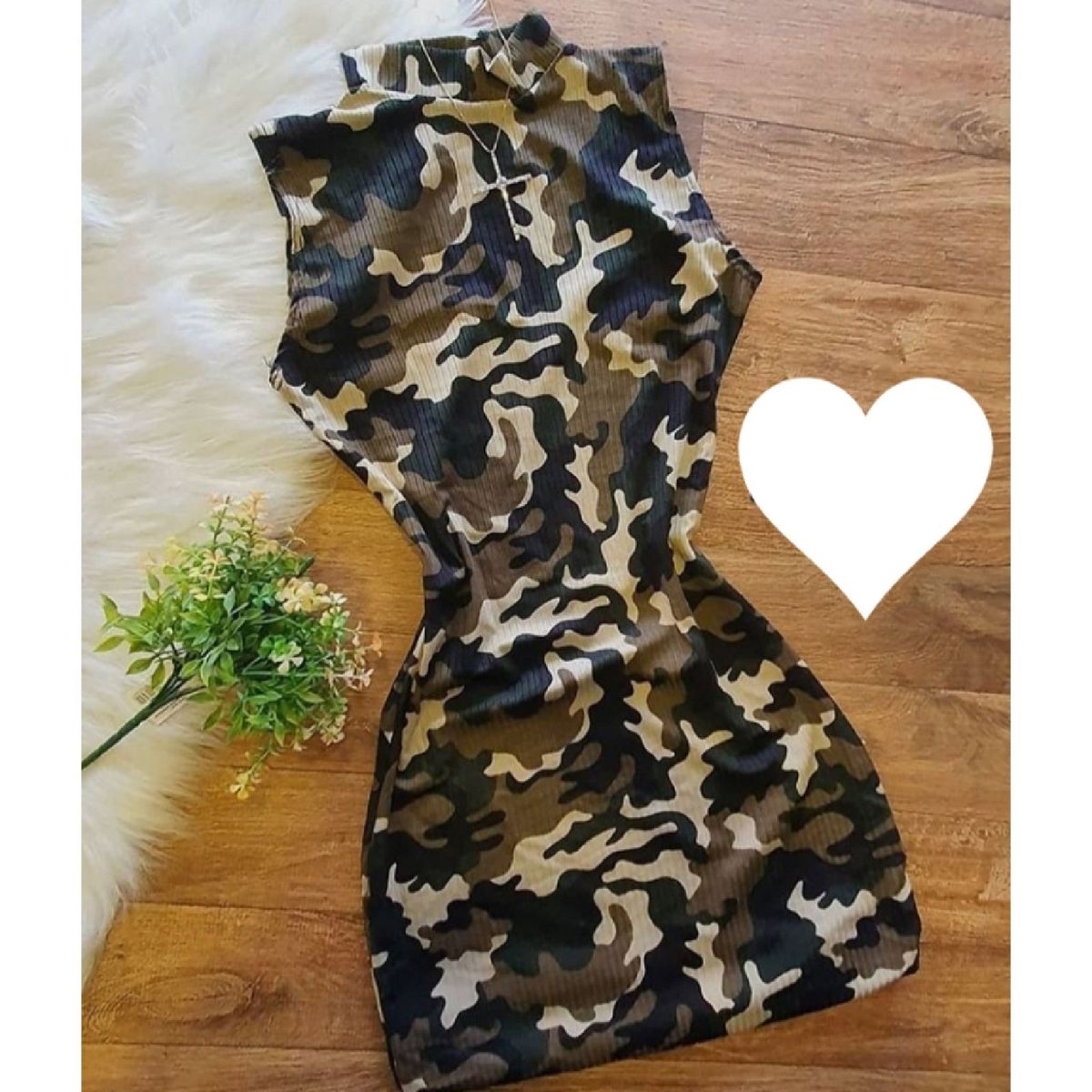 vestido camuflado