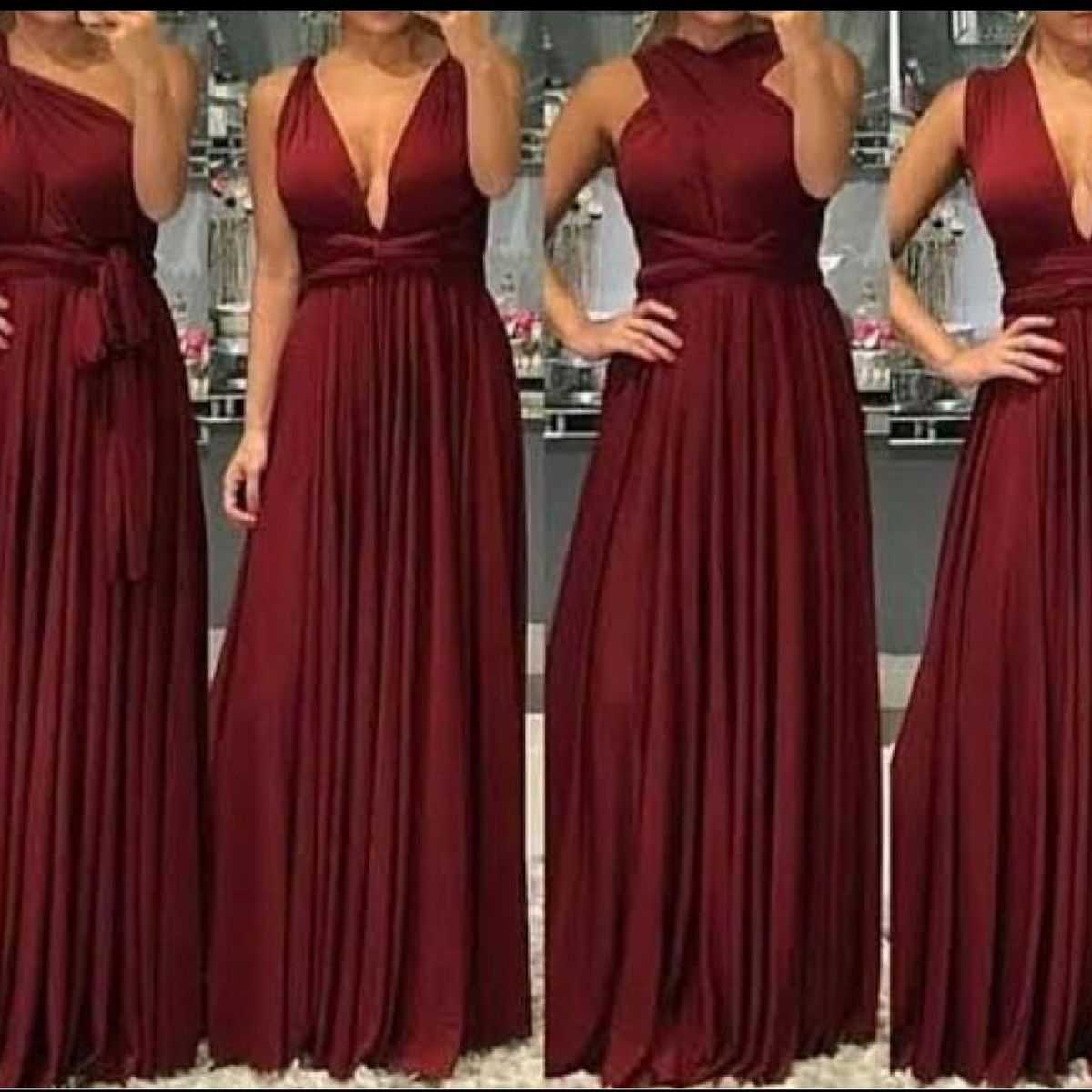 Infinity 2024 dress marsala