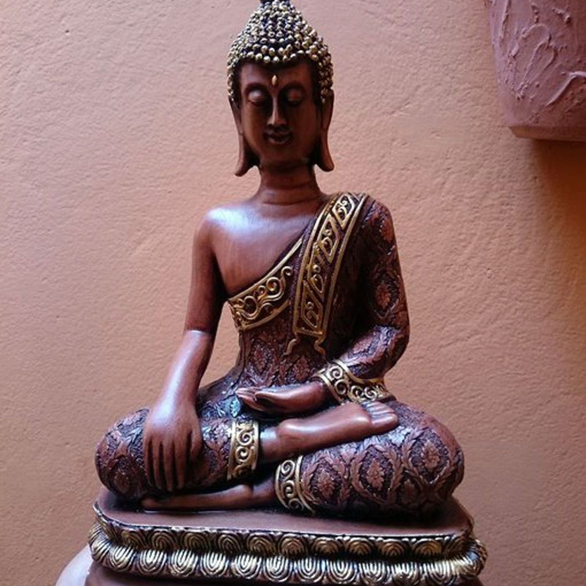 Escultura de Buda Sidarta Gautama em Gesso | Item de Decoração ...
