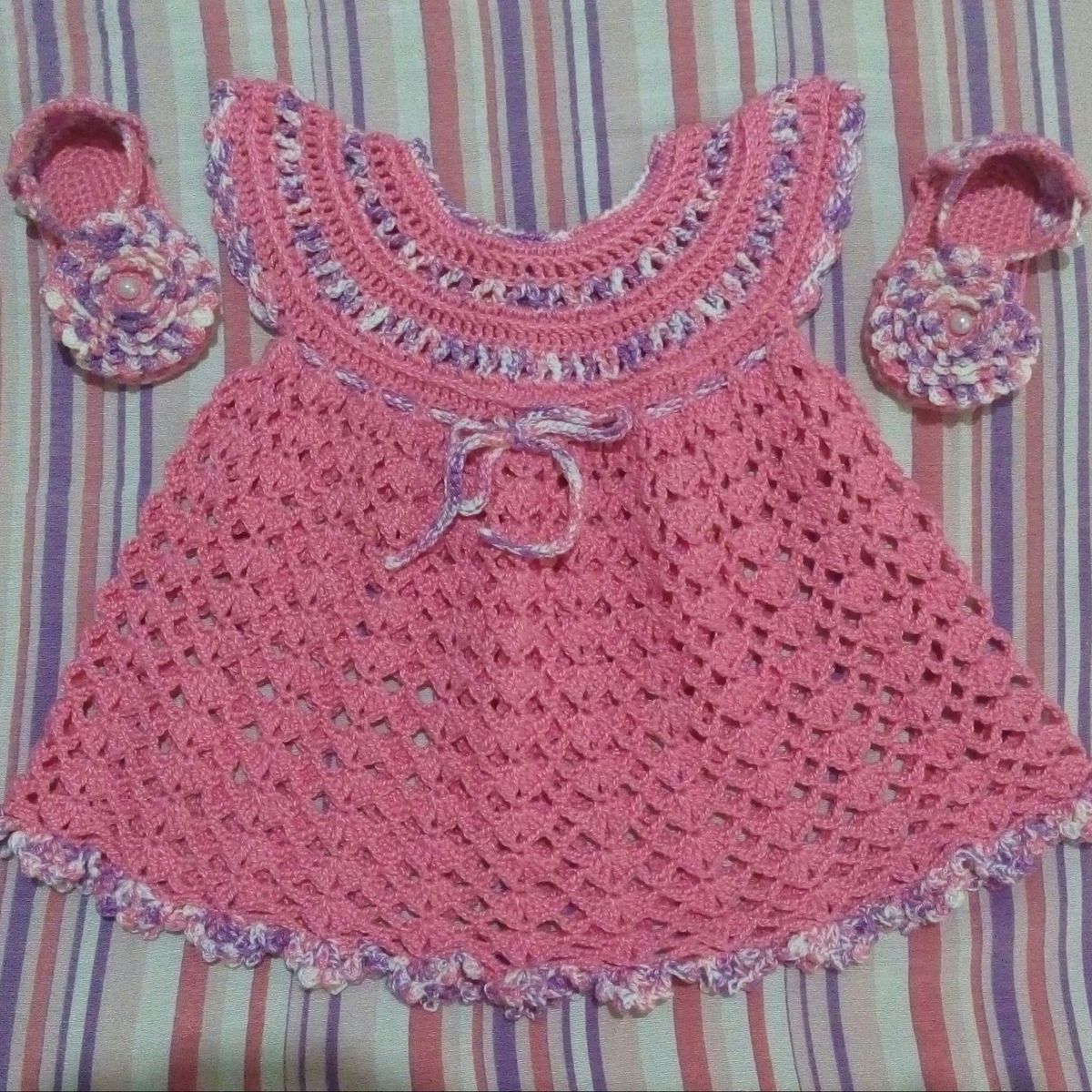 vestidos de croche para bebes