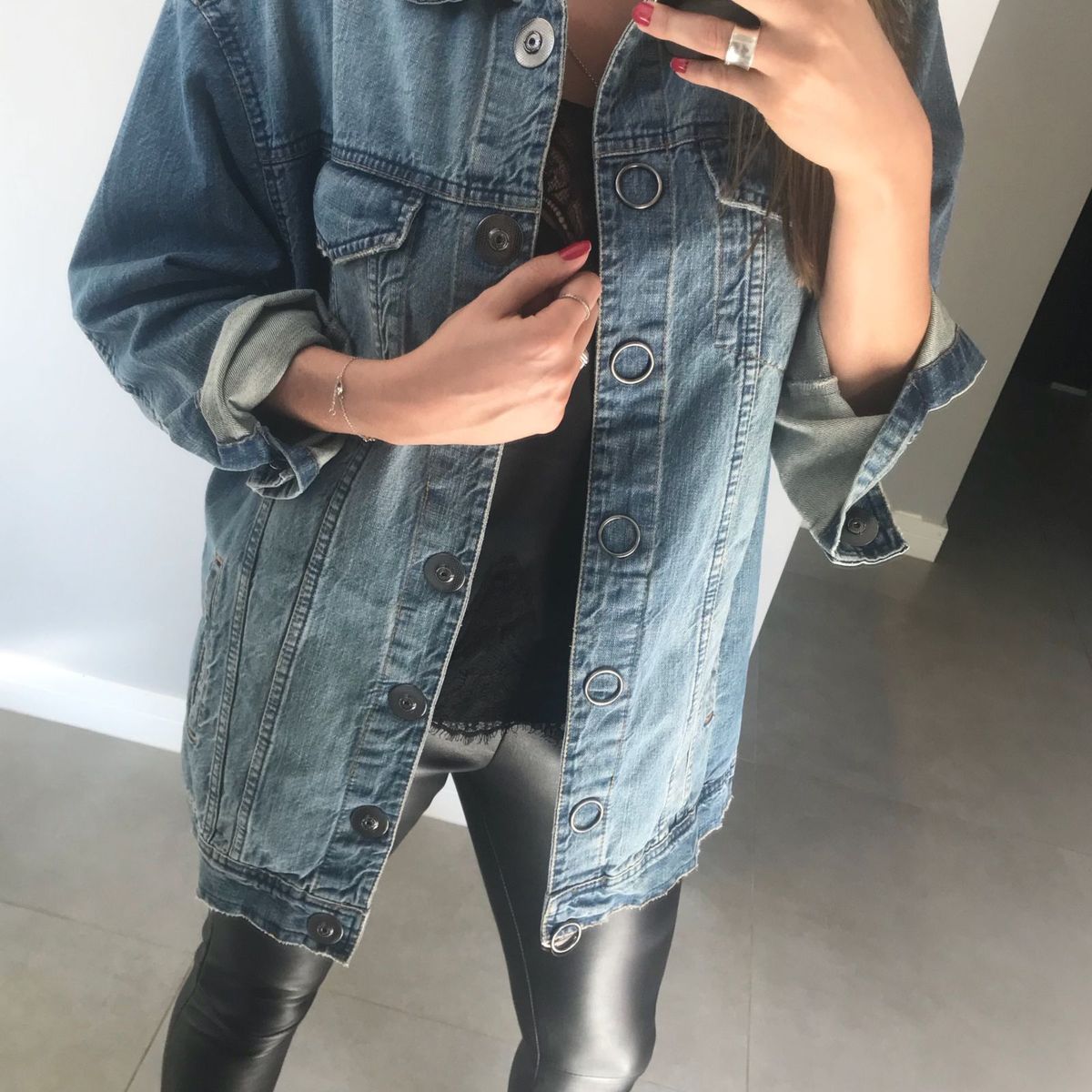 jaqueta jeans animale