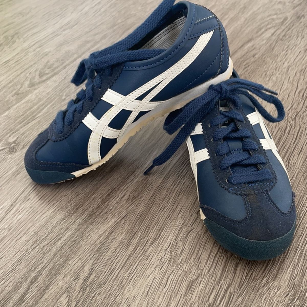 Onitsuka Tiger スニーカー US11.5 29cm アイボリー 紺 Tênis Azul Marinho Infantil Onitsuka Tiger Asics Tam 29 | Asics