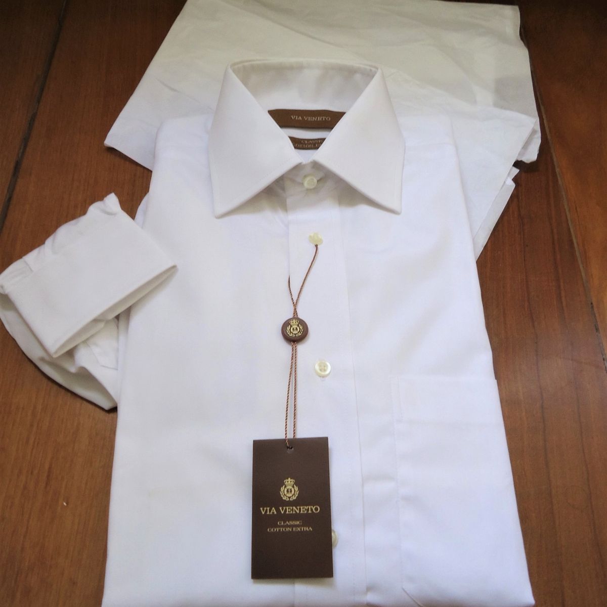 Camisa social via sales veneto