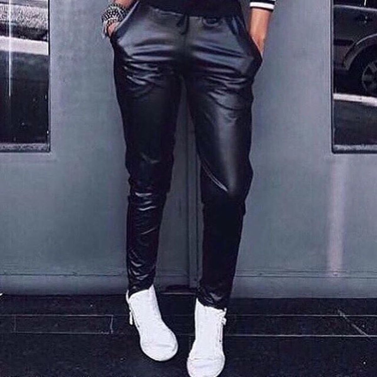 calça cirre com punho