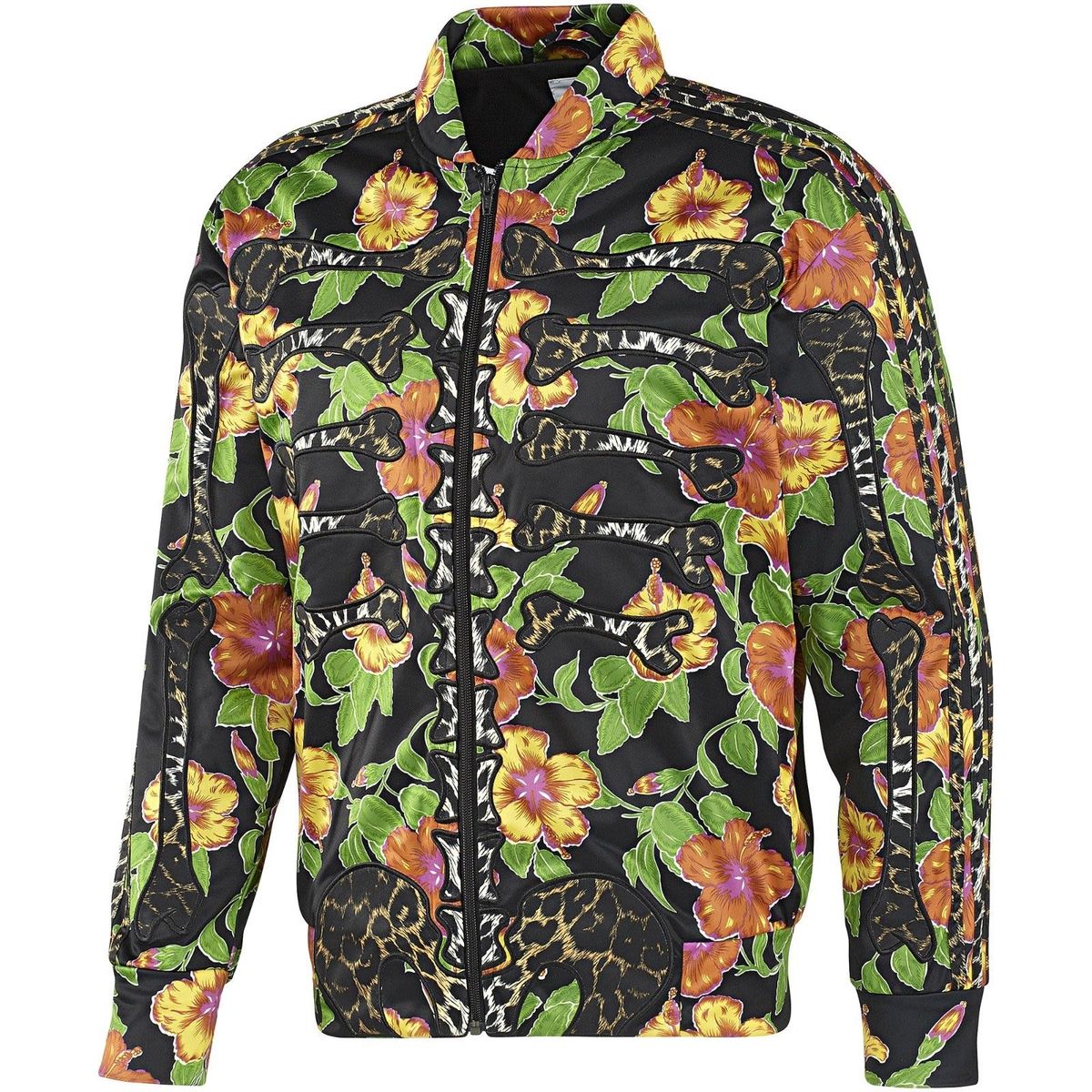 jaqueta floral adidas