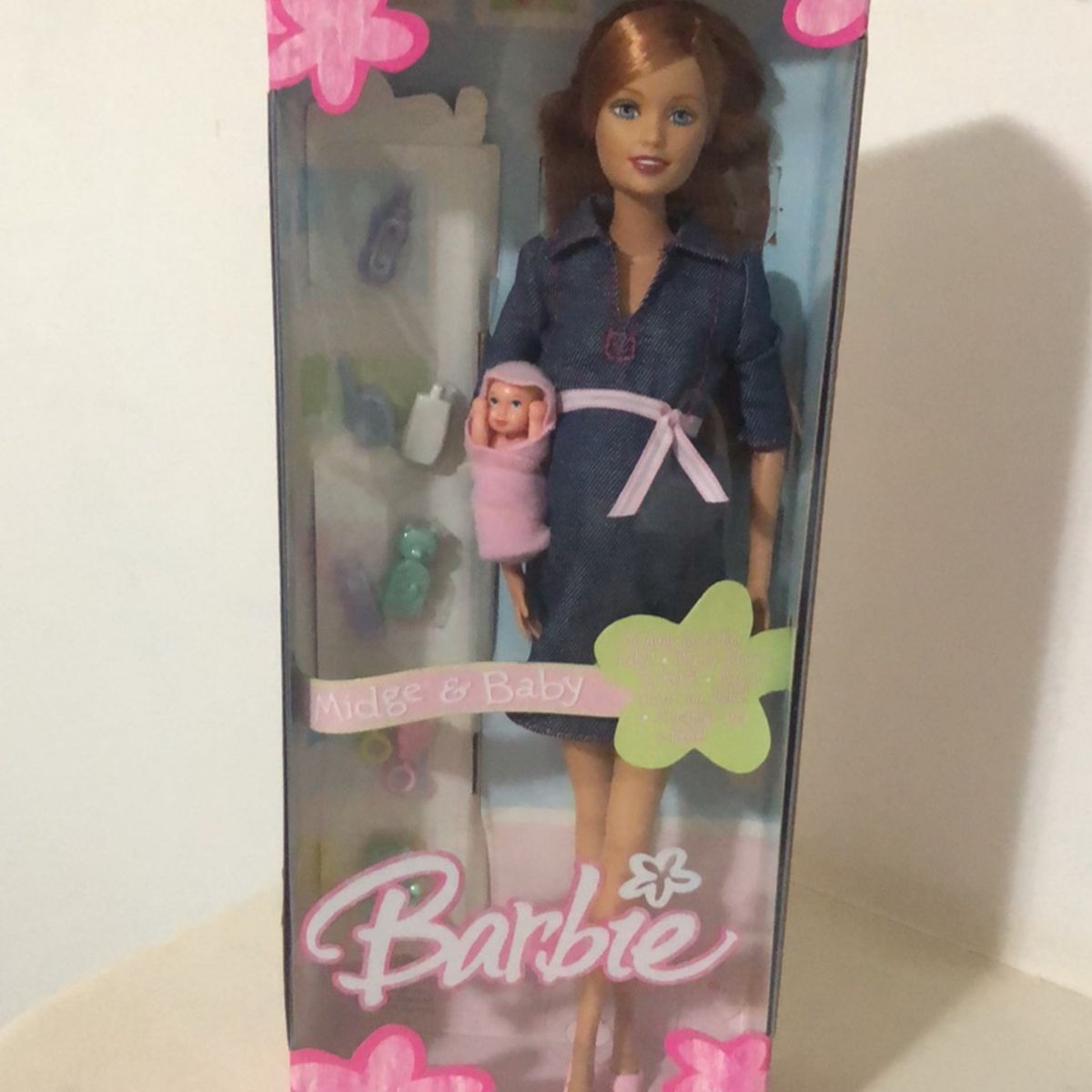 Boneca Barbie Grávida Midge & Baby Happy Family Sem Juros