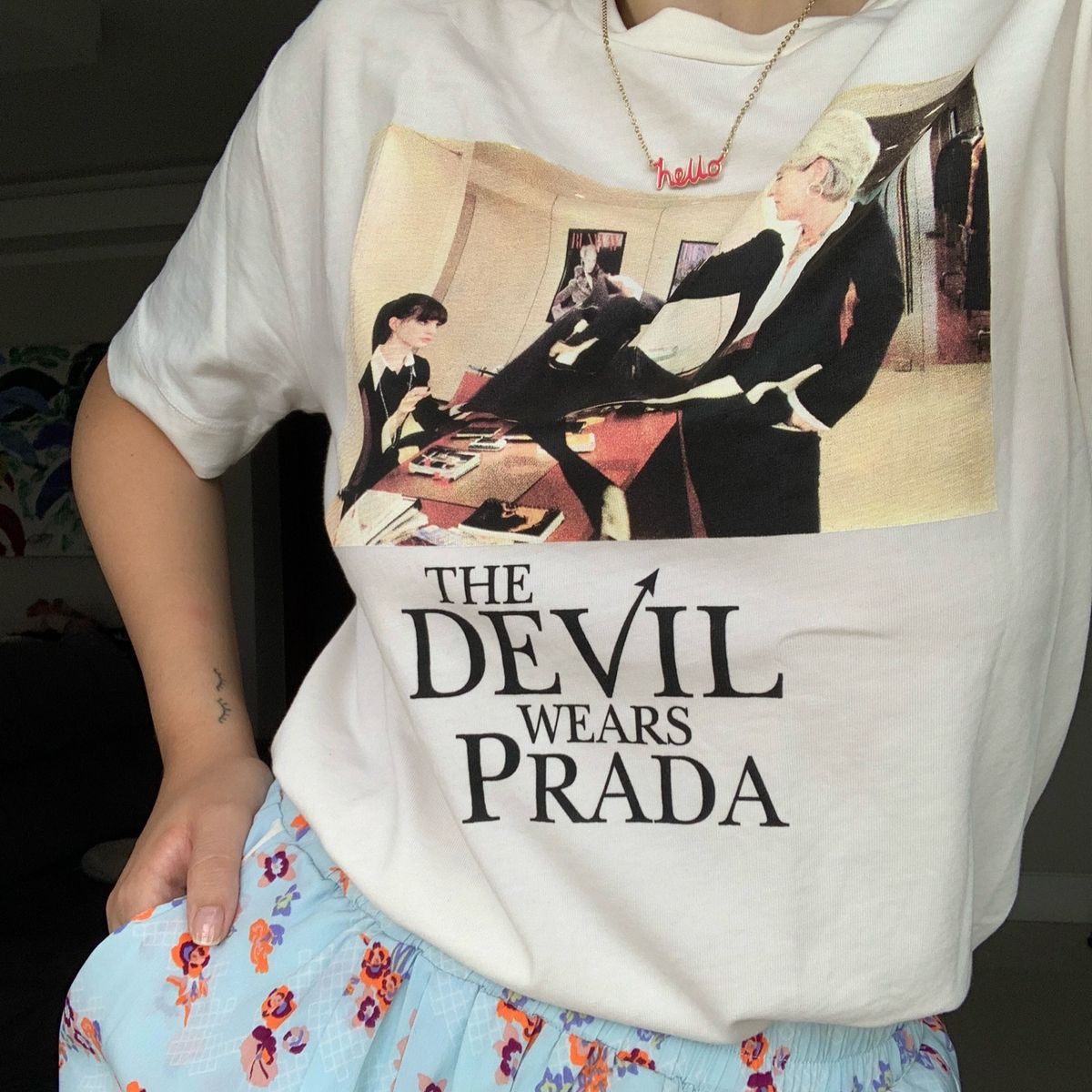 the devil wears prada t shirt zara