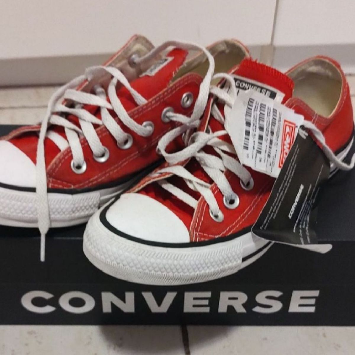 Tenis All Star Original Vermelho, Tênis Feminino All Star Usado 90461248