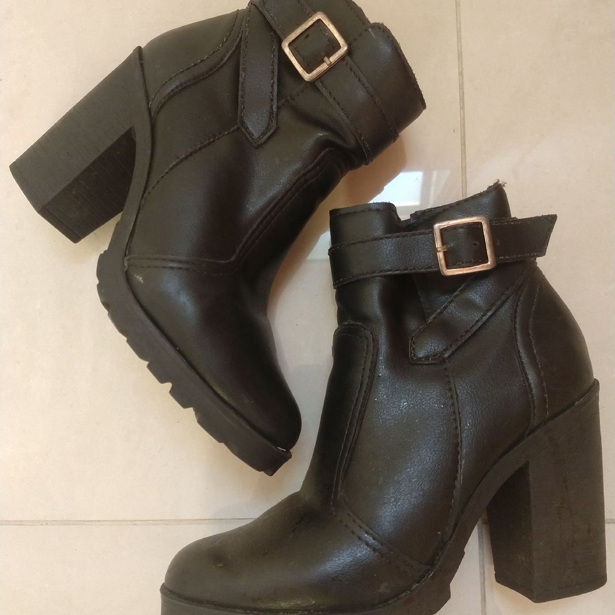 bota cano curto drezzup tratorada feminina