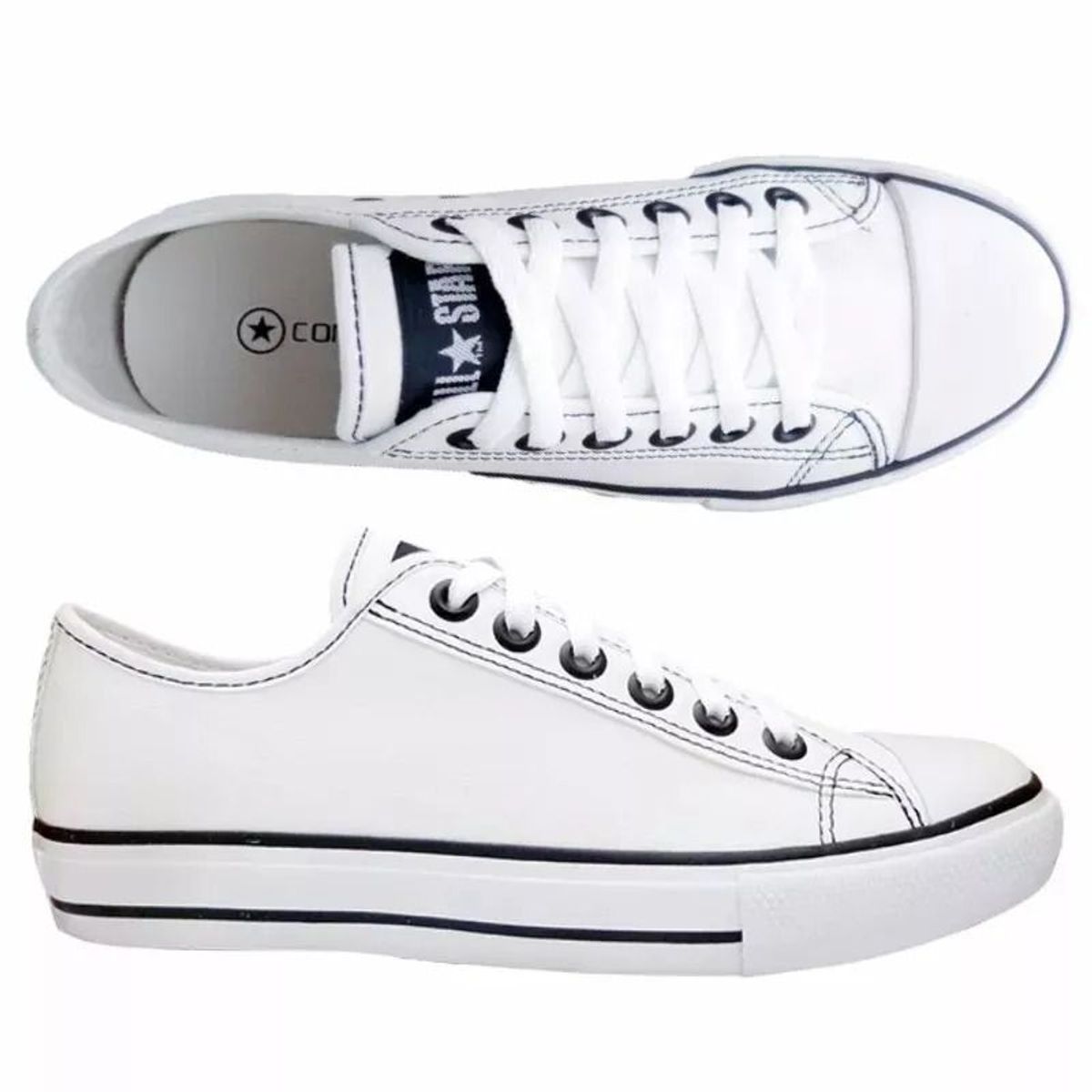 all star masculino branco