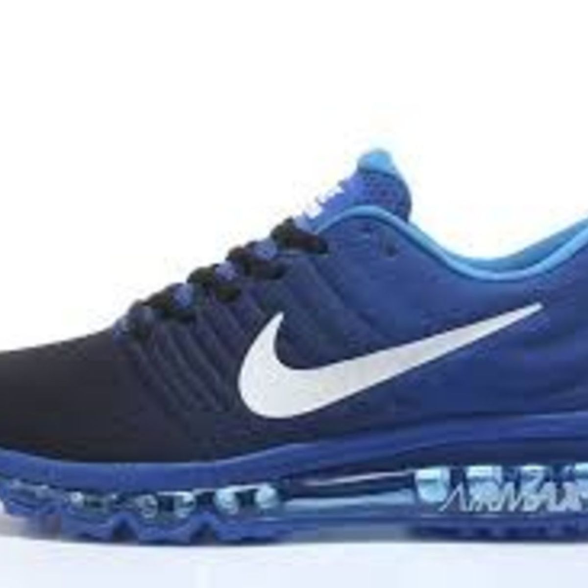 nike bolha azul e branco