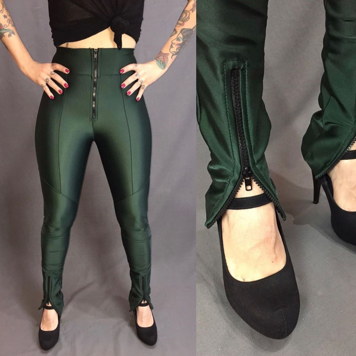 calça malha prada