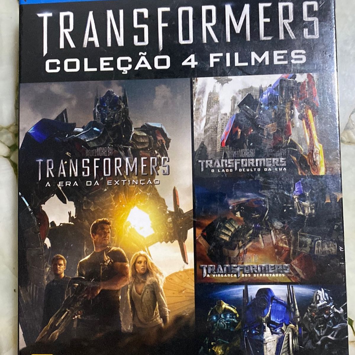 Coleção Dvds Transformers - Filmes Original - Novo