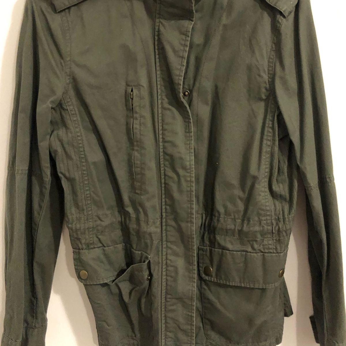 jaqueta verde musgo feminina forever 21