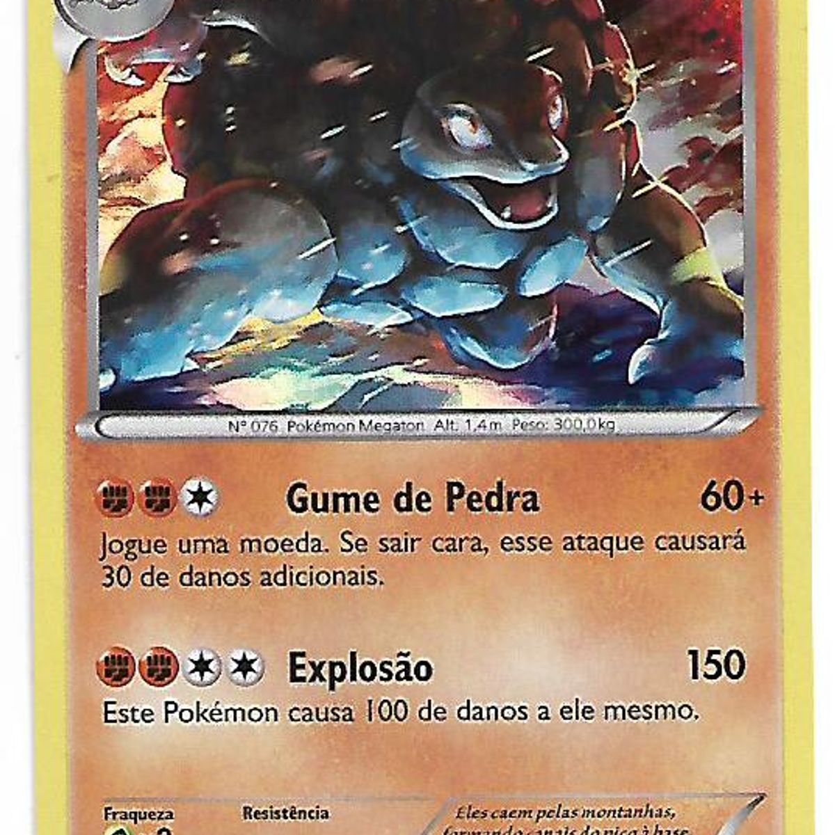 Golem Raro Foil em Português - Pokemon Gerações, Jogo de Tabuleiro  Original Copag Nunca Usado 86986974