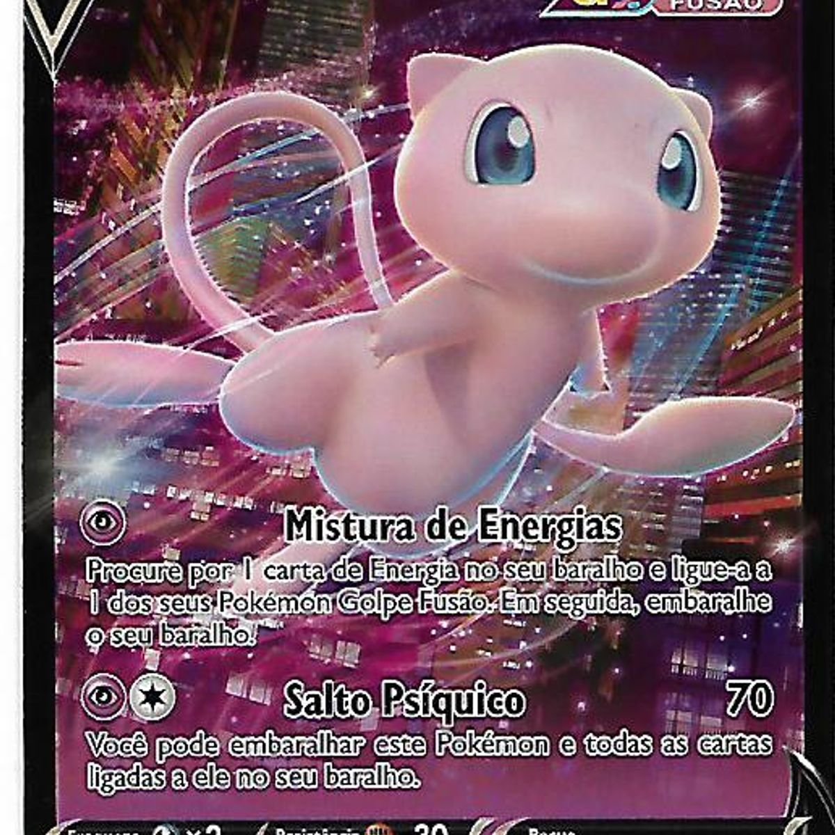 Carta Pokémon Mew Vmax Lendário Golpe Fusão