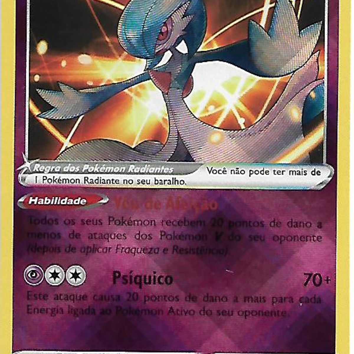 Gardevoir Radiante Carta Pokémon Original Origem Perdida, Jogo de  Tabuleiro Original Copag Nunca Usado 79978773