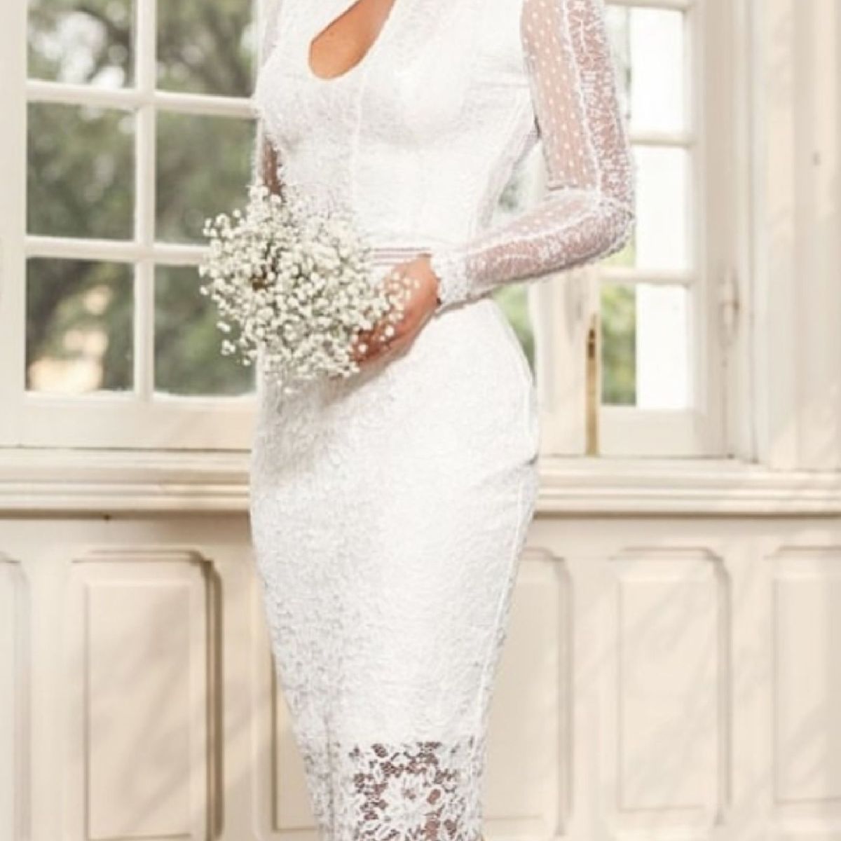 vestido branco missa