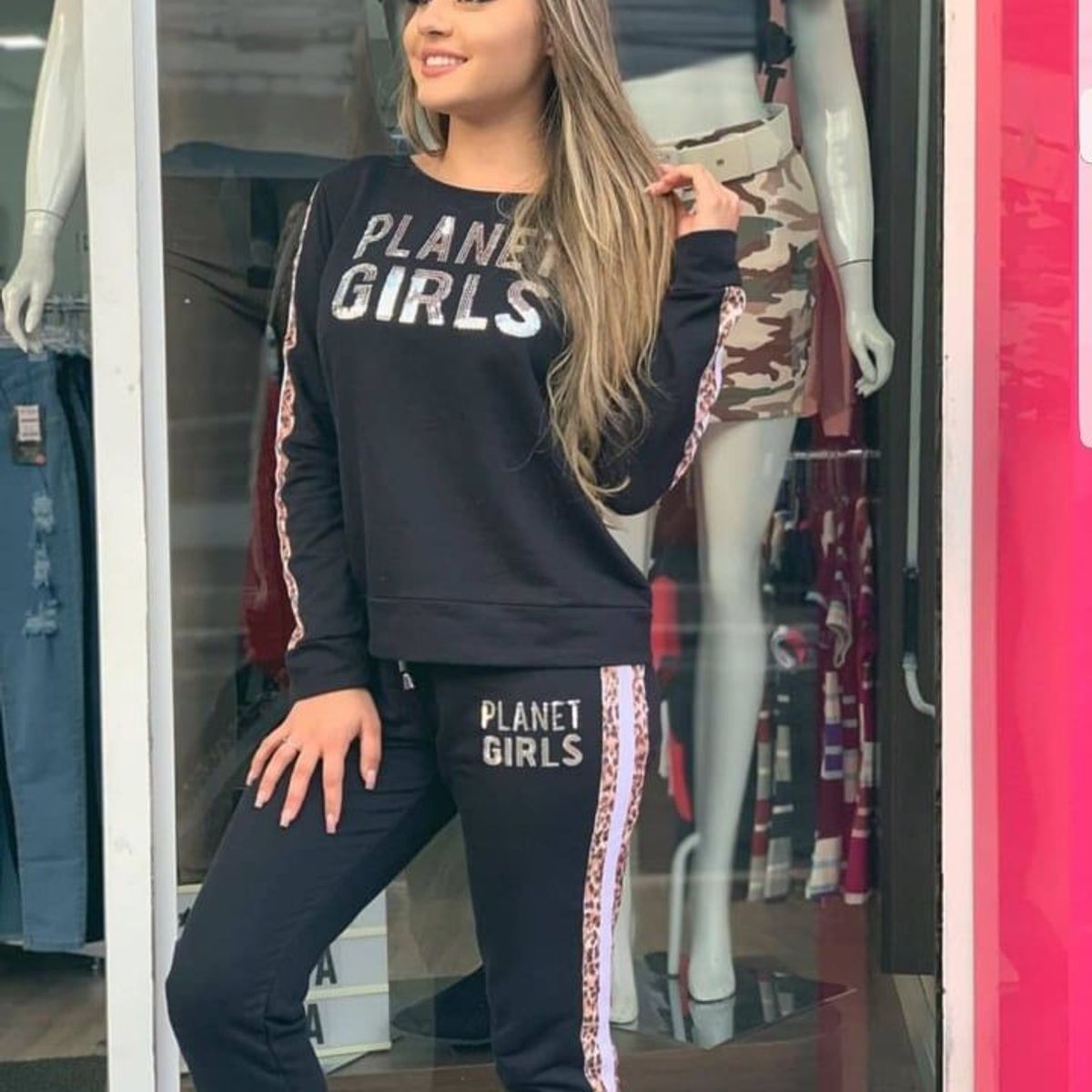 camisa jeans feminina planet girl