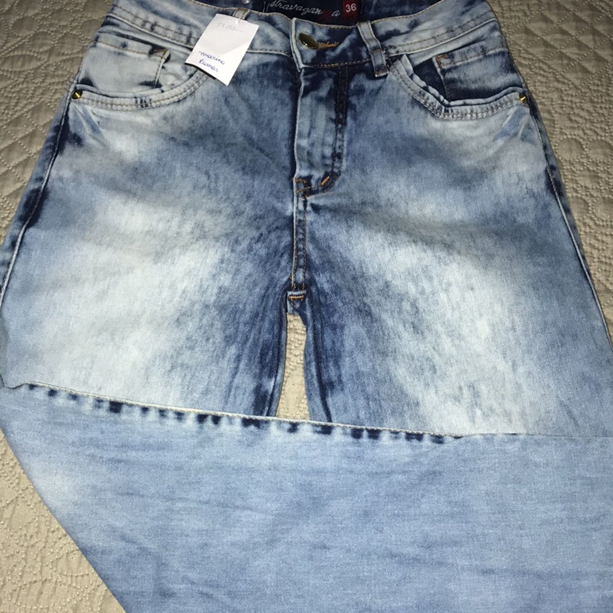 calça jeans estravaganzza