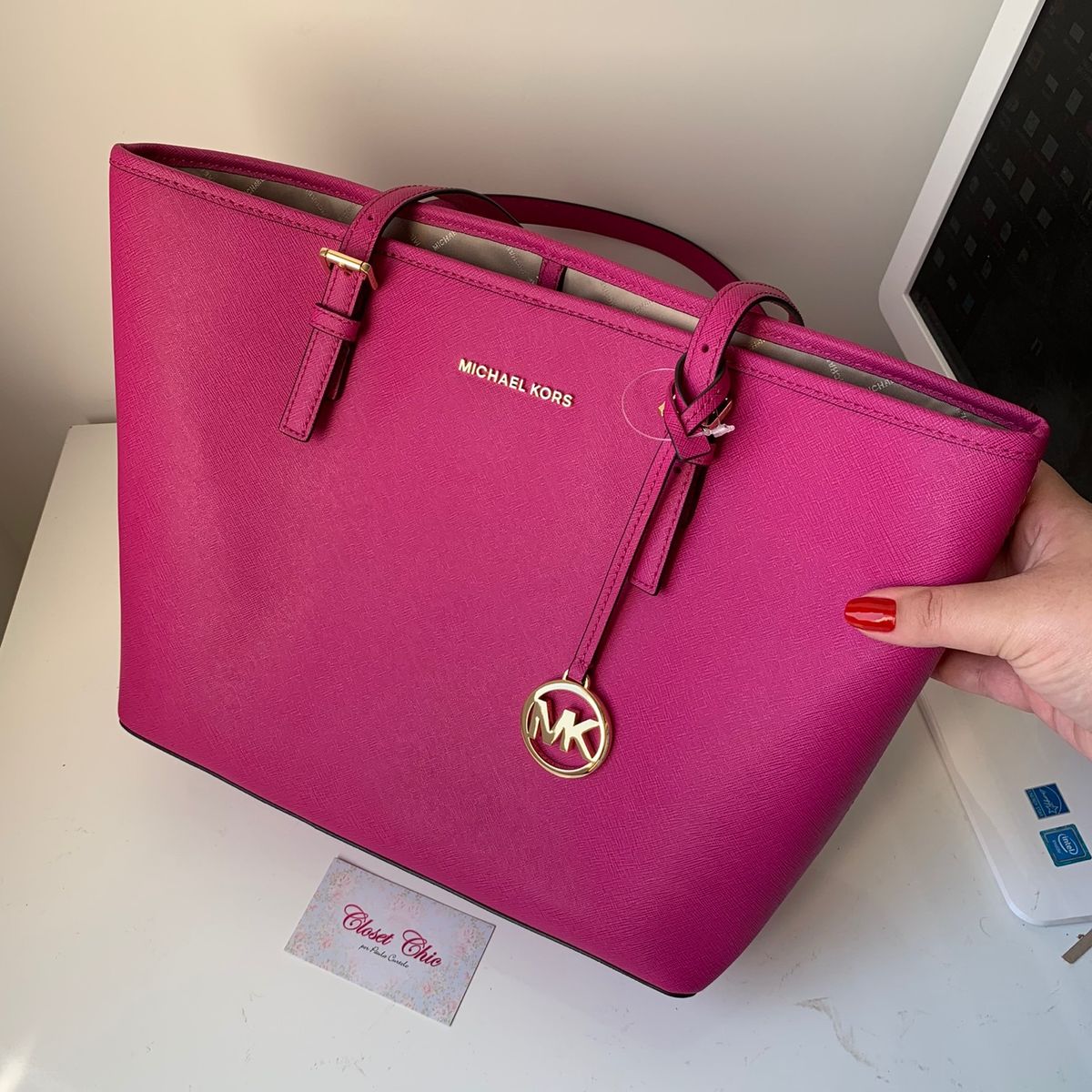 bolsa michael kors rosa pink