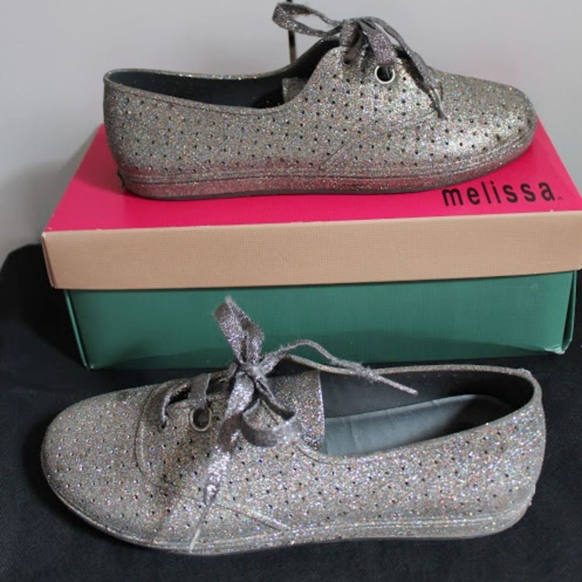 tenis da melissa com glitter