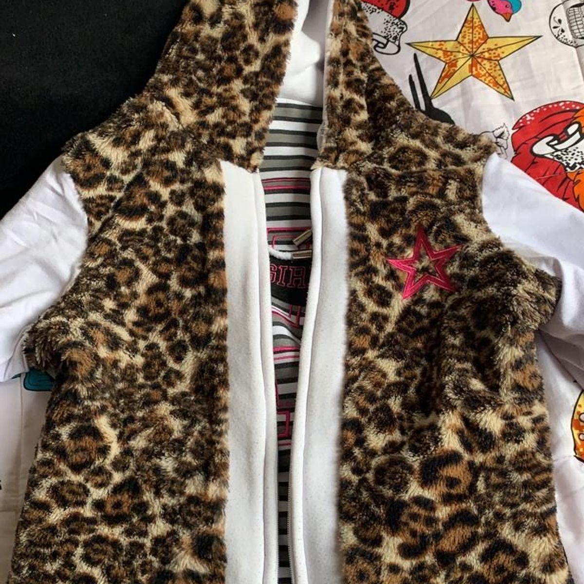 jaqueta dupla face feminina planet girl