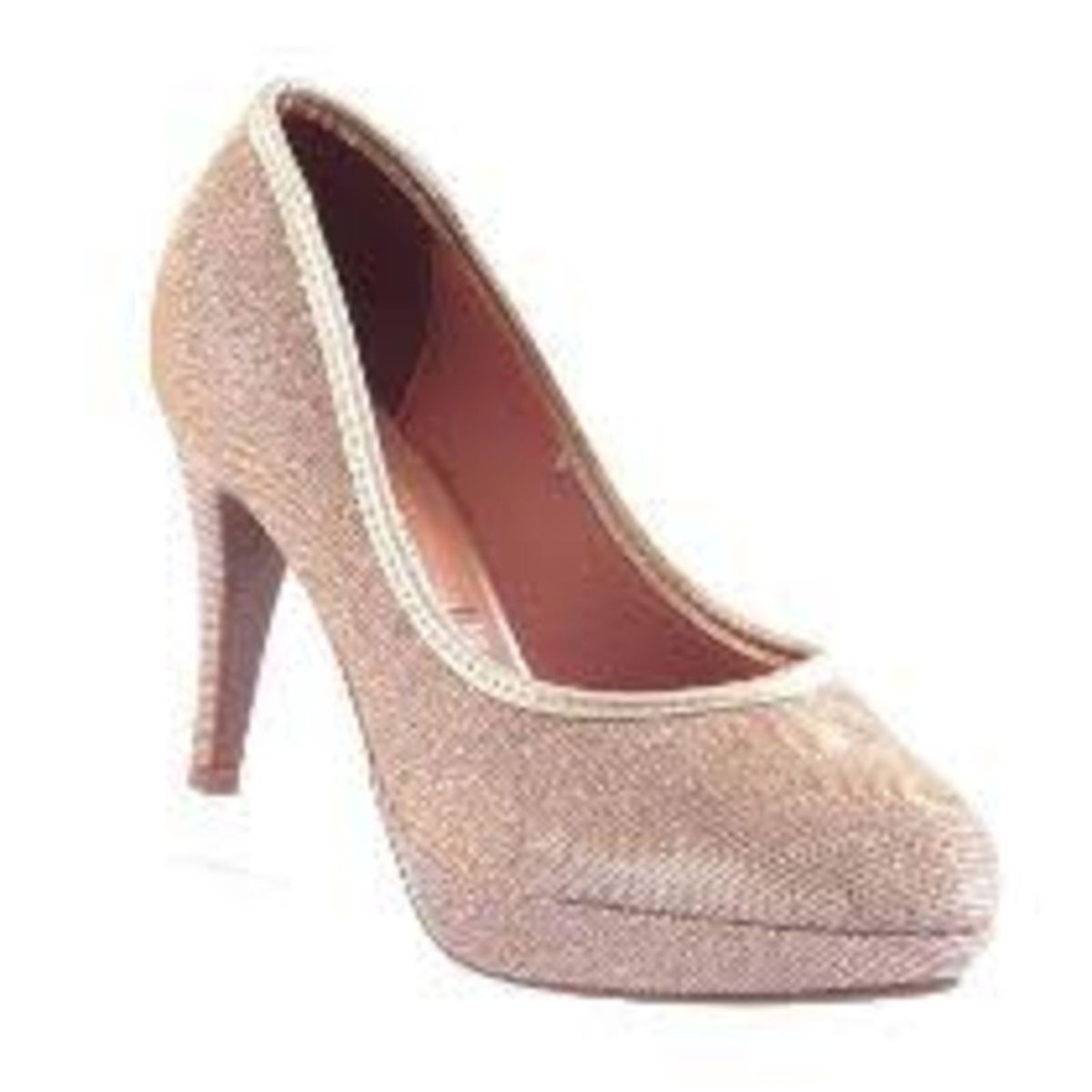 sapato dourado vizzano meia pata