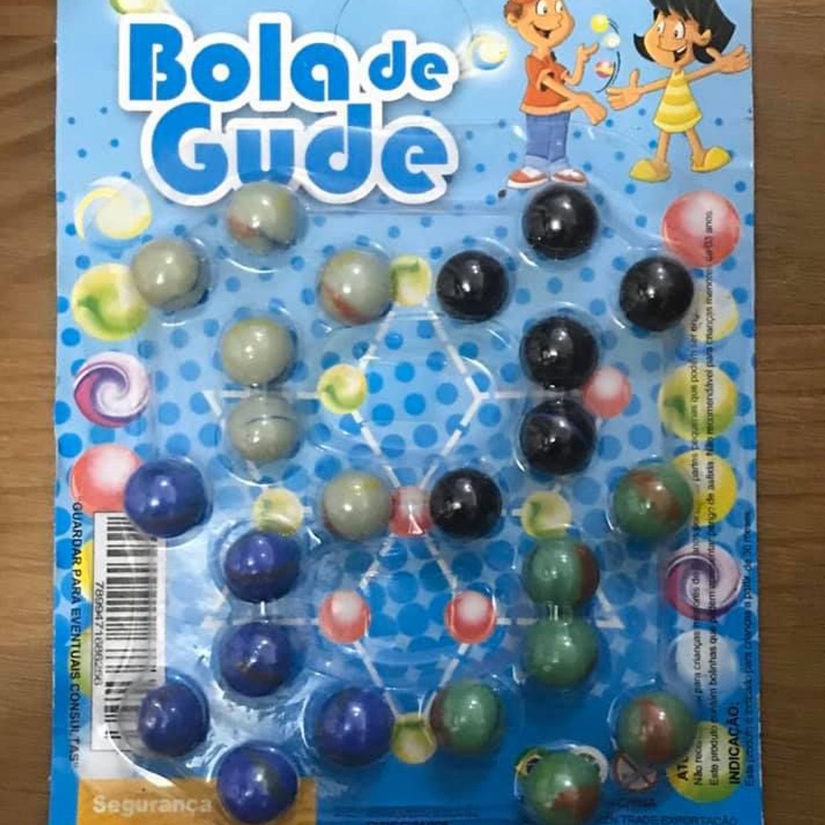 Brinquedo Bolinha de Gude 20un instrução de jogos bol