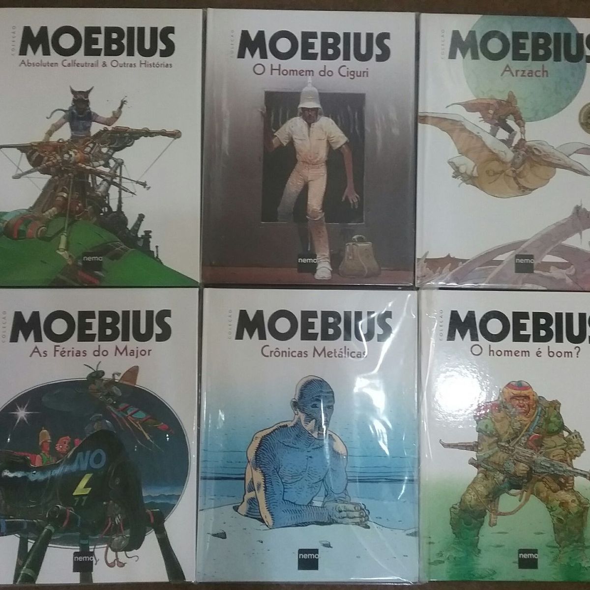 Seis Volumes Hq Moebius Livro Editora Nemo Usado 23734625 Enjoei