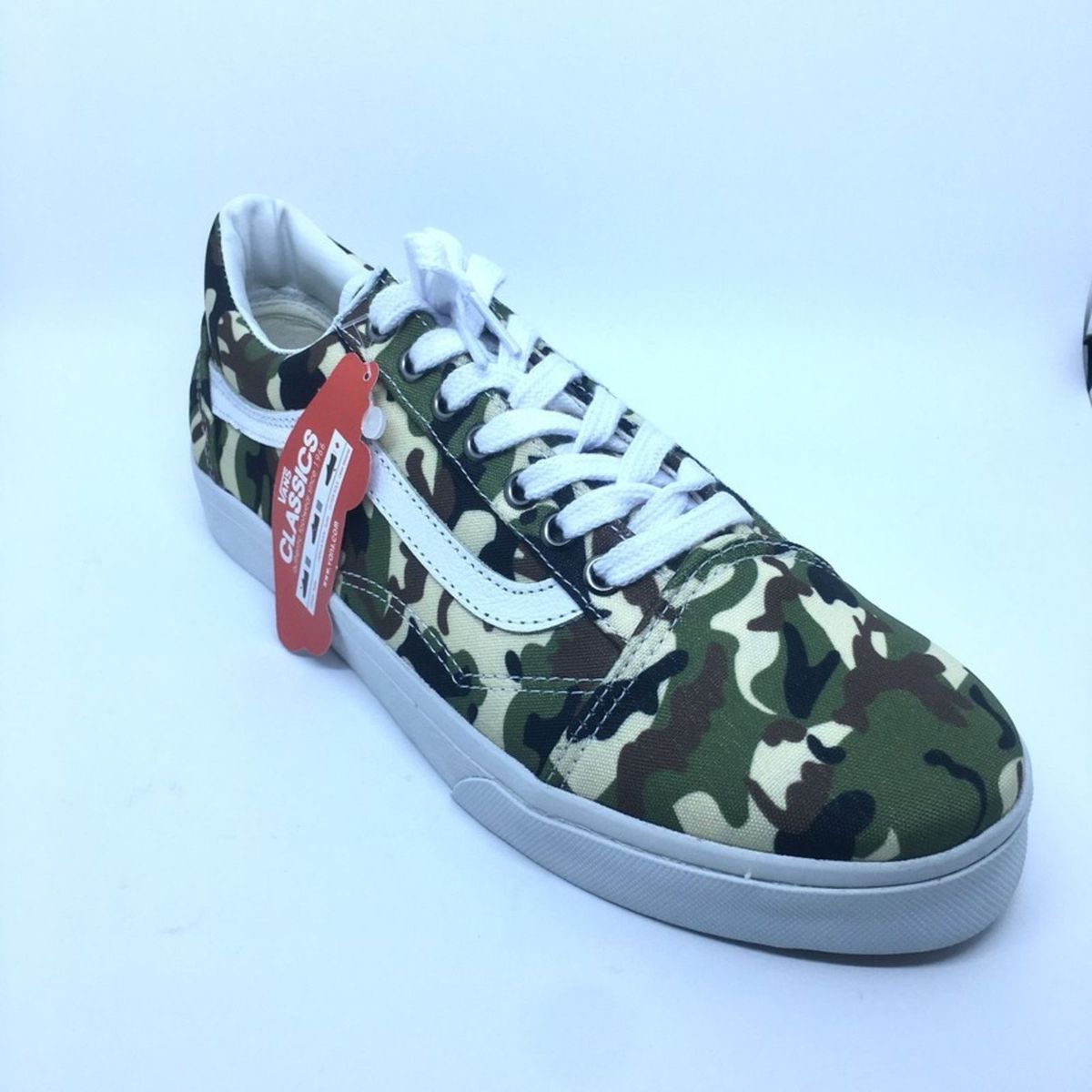tenis vans masculino camuflado
