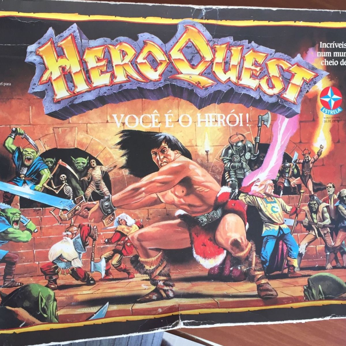 Jogo Tabuleiro Hero Quest Rpg Estrela Original Anos 90 Rarid | Produto  Vintage e Retro Raridade Disponivel Pronta Entrega Usado 75742007 | enjoei