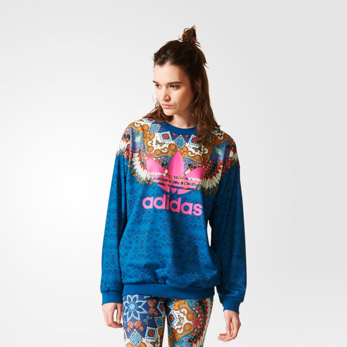 moletom adidas feminino estampado