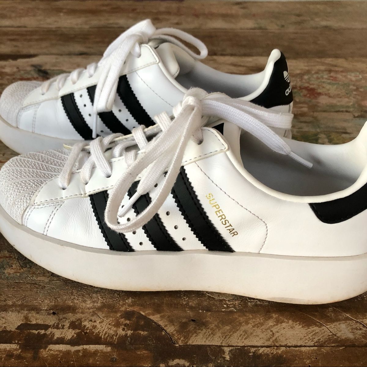 adidas superstar bold feminino