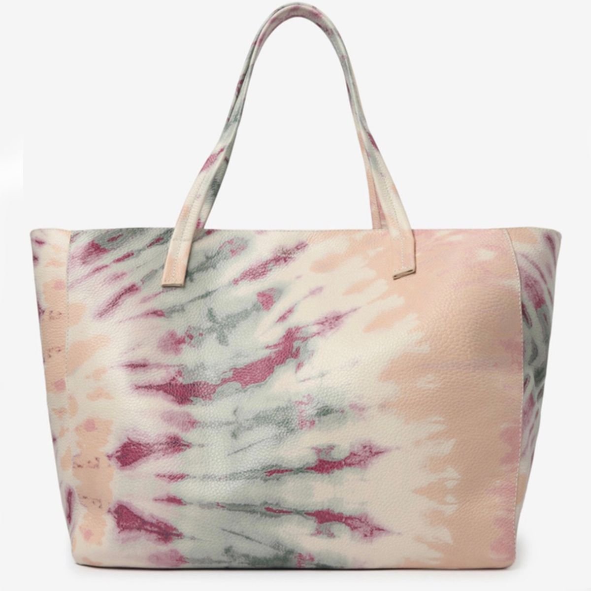 Bolsa Arezzo Shopping Tie Dye de Ombro Grande em Couro Bolsa de